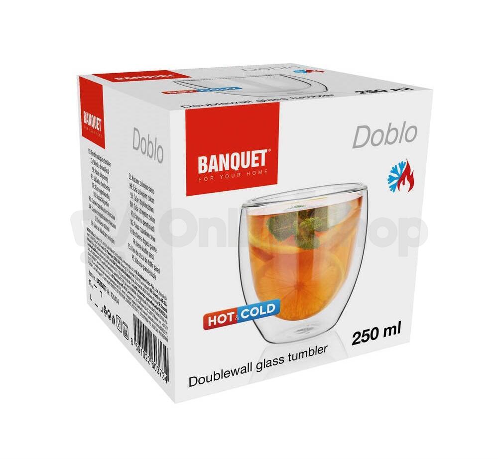 BANQUET Sklenice dvoustěnná DOBLO 250 ml (04205007-A)