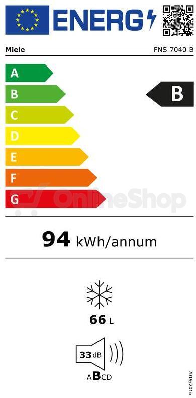 Vestavná chladnička Miele FNS 7040 B
