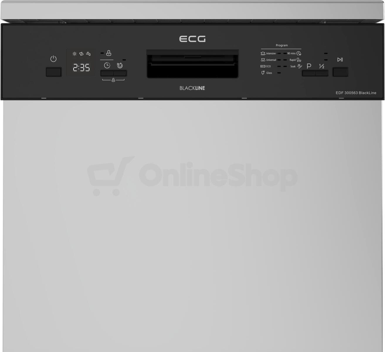 Myčka nádobí ECG EDF 300563 BlackLine