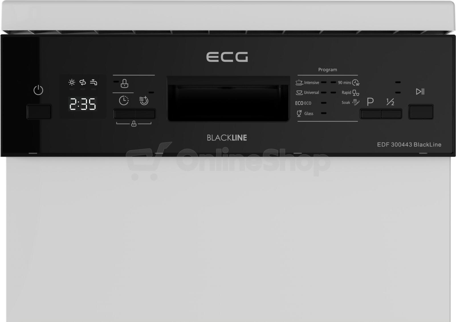 Myčka nádobí ECG EDF 300443 BlackLine