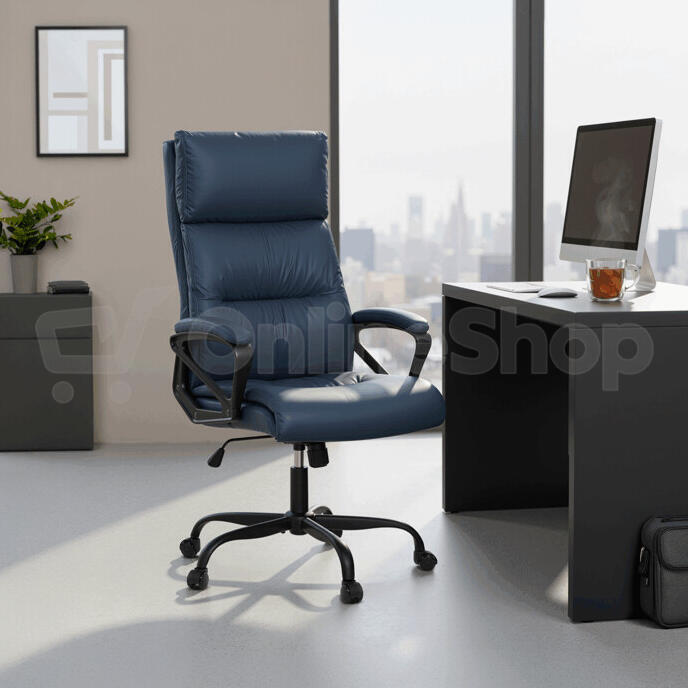 Kancelářské křeslo Autronic KA-Y346-BLUE, modré