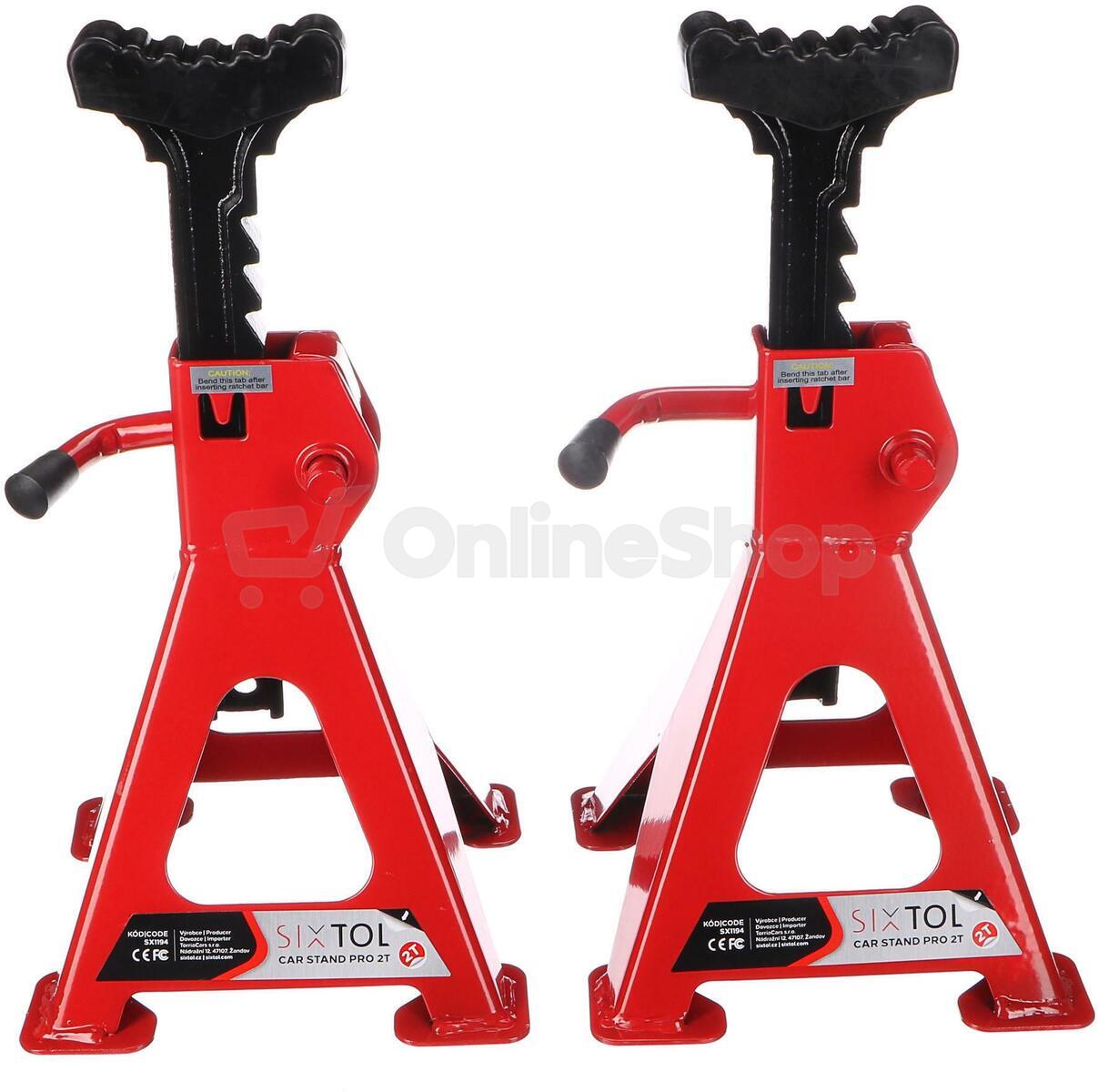 Podstavec pod auto MECHANIC CAR STAND PRO 2T, 2ks SIXTOL