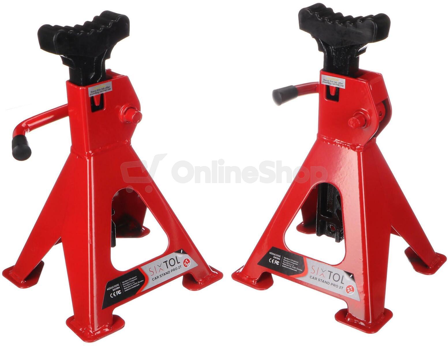 Podstavec pod auto MECHANIC CAR STAND PRO 2T, 2ks SIXTOL