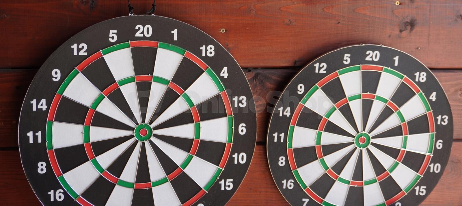 Sada KUBIsport terč 43 cm + ostré šipky 6 ks