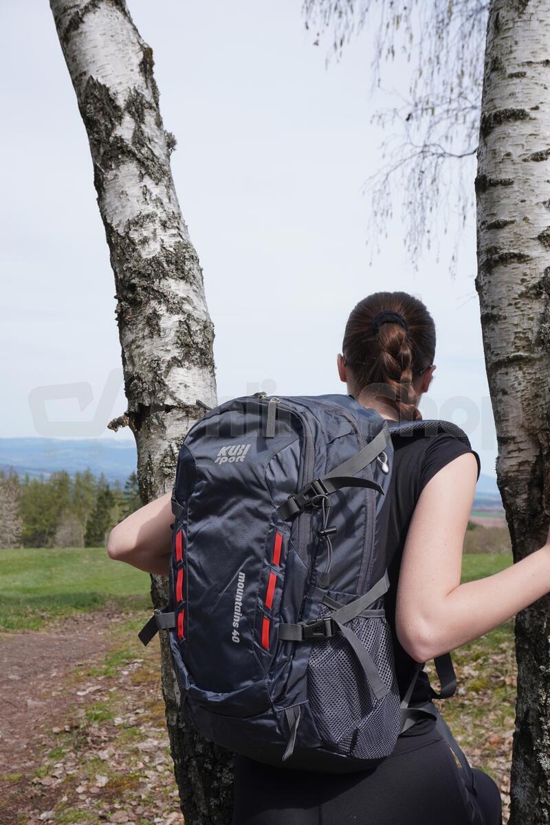 Turistický batoh KUBIsport Mountains 40 L, šedý