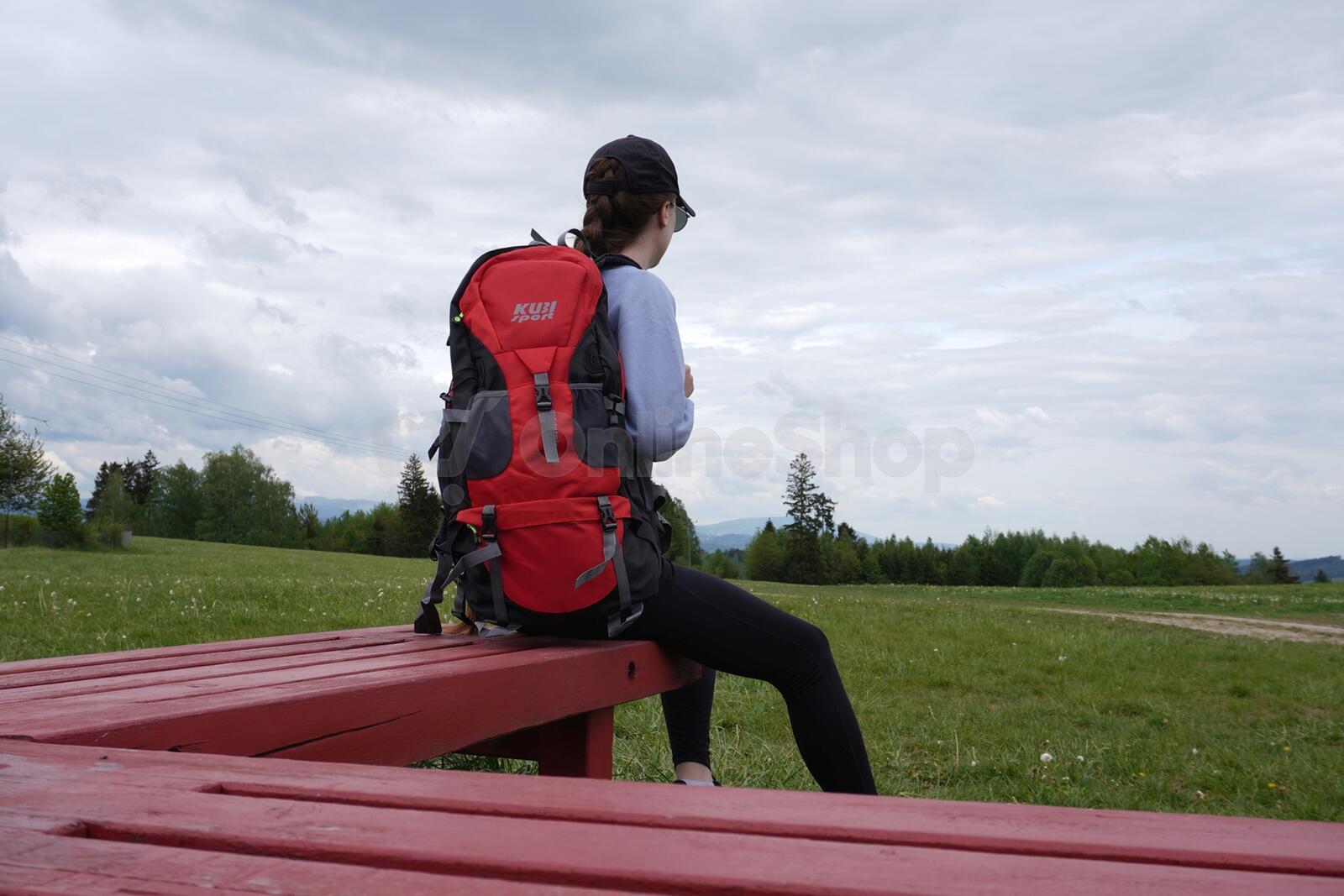 Turistický batoh KUBIsport Mountains 50 L, modrý
