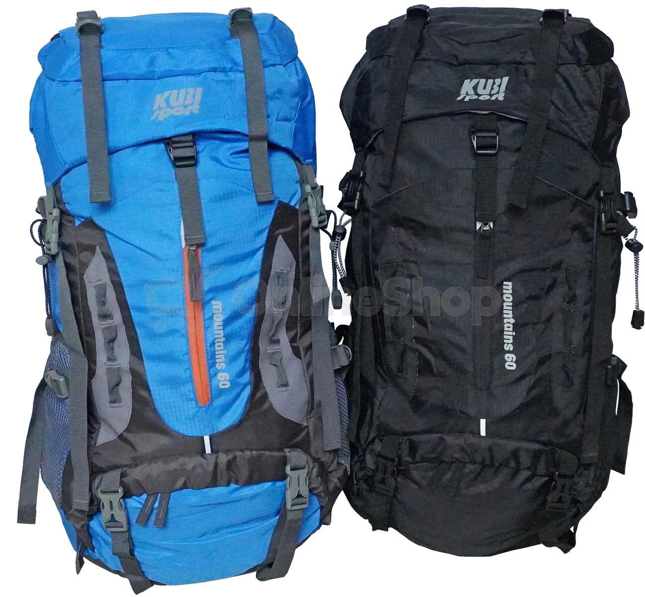 Turistický batoh KUBIsport Mountains 60 L, modrý