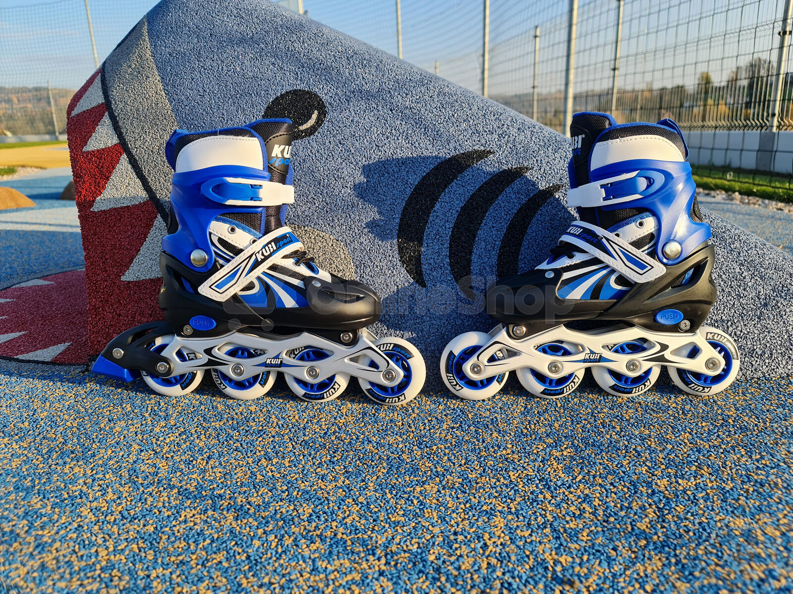 Dětské inline brusle KUBIsport, velikost 35-38