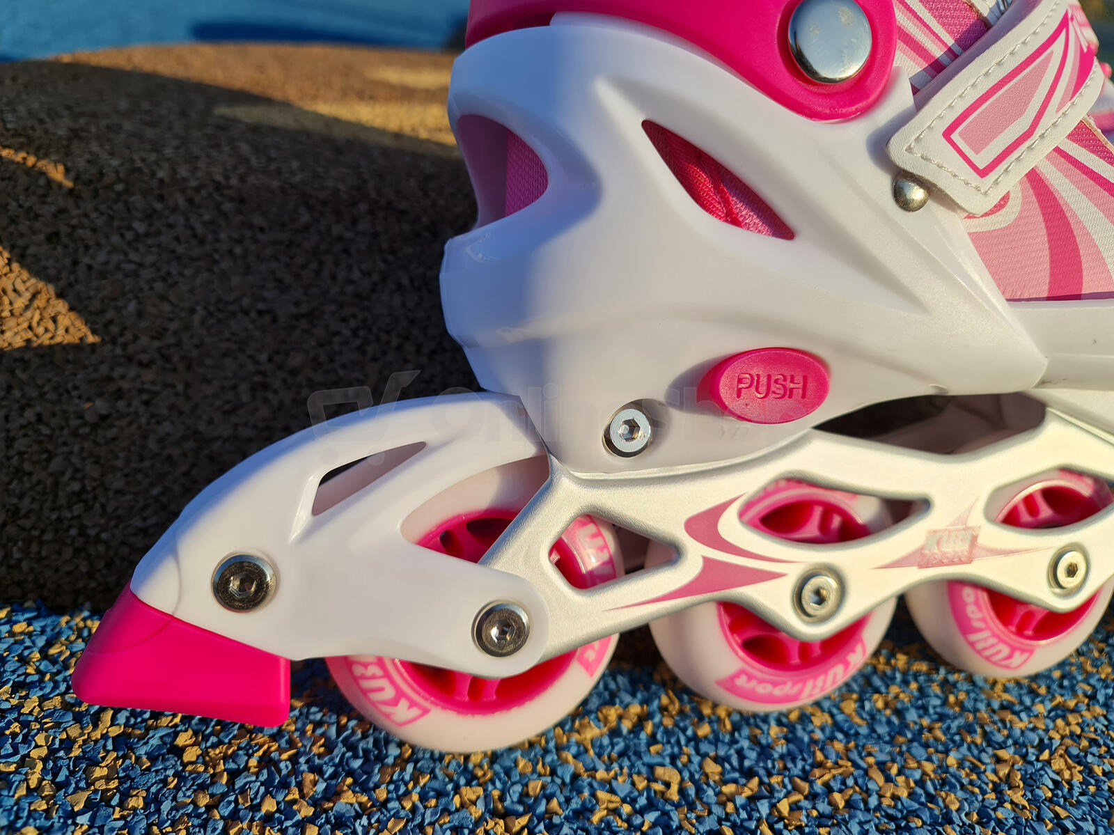 Inline brusle KUBIsport CS310K, vel. 38-42, růžové