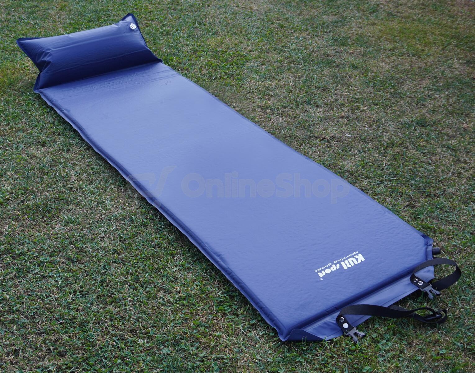Samonafukovací karimatika KUBIsport 05-L33K-MO 2.5cm, modrá