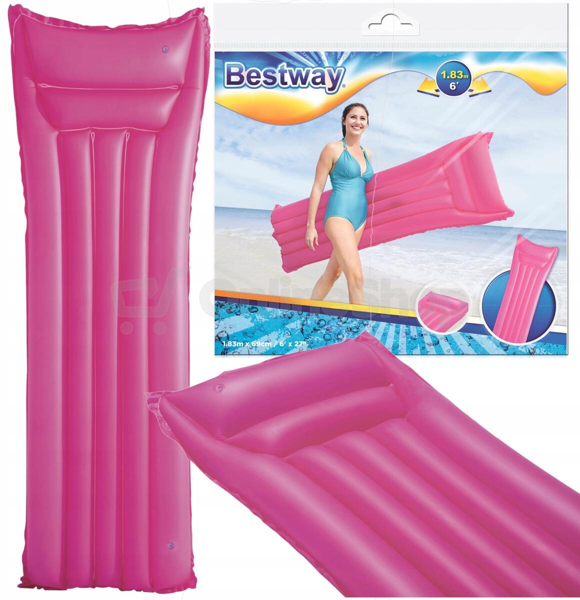 Bestway Lehátko nafukovací růžové