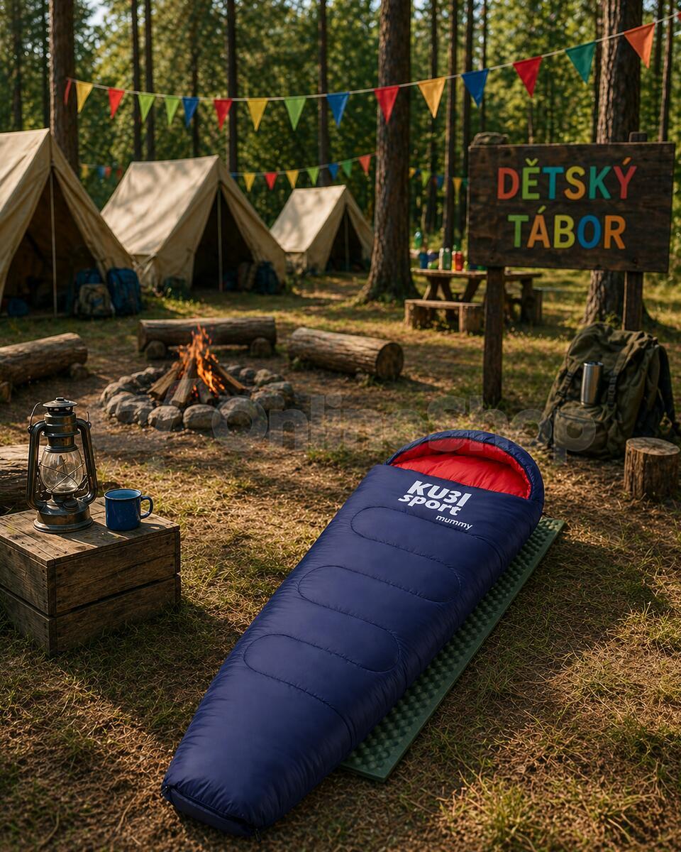 Spací pytel KUBIsport mumiový dětský 250g/m2
