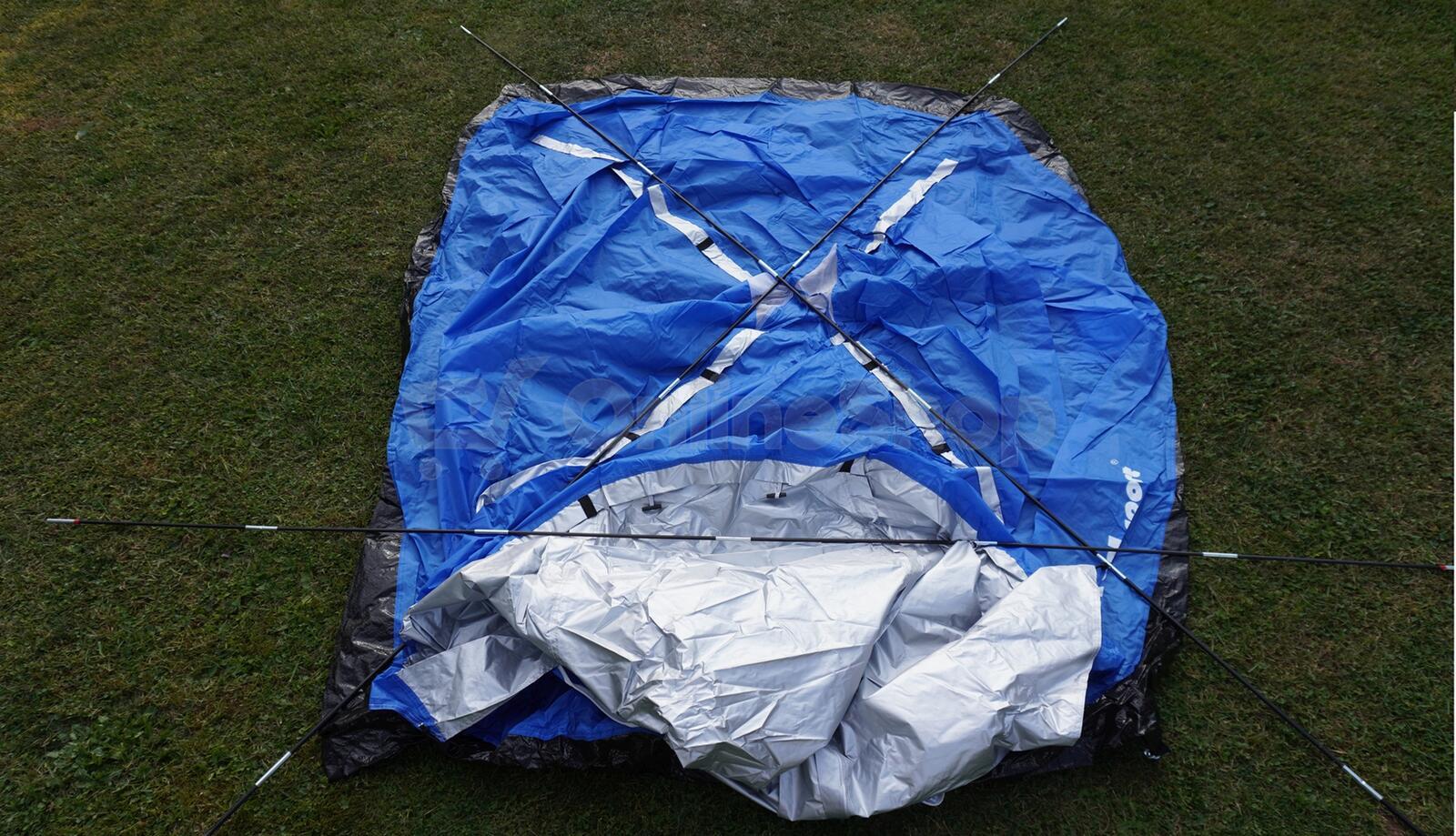Stan KUBIsport monodome pro 3 osoby s předsíňkou