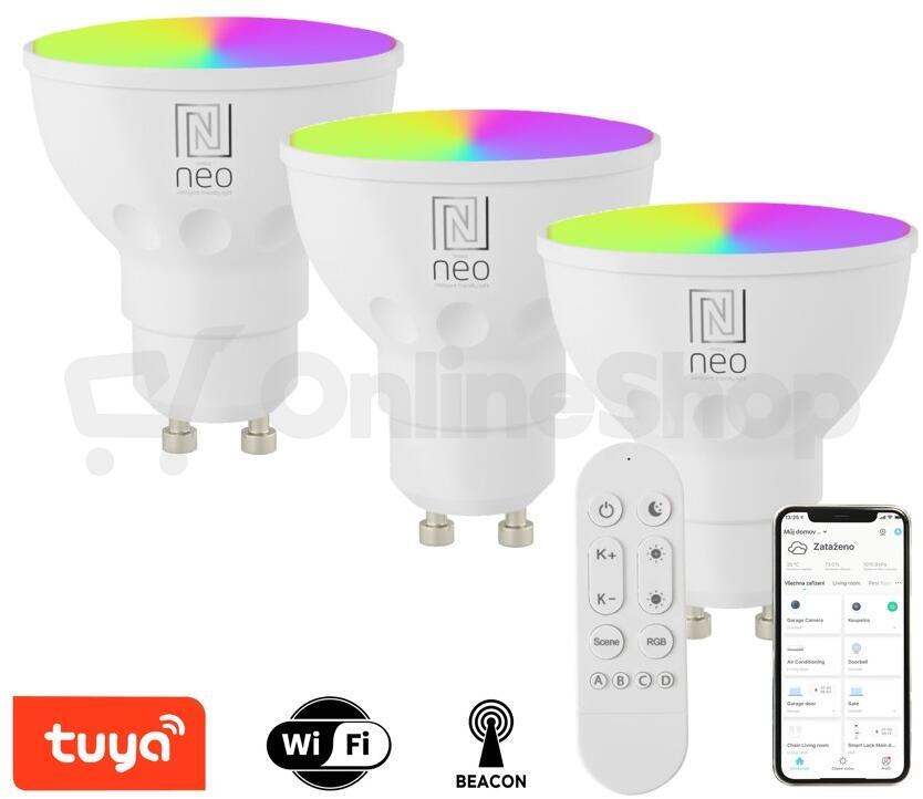 Smart žárovky Immax NEO LITE LED GU10, 3ks