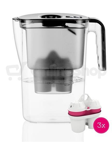 Filtrační konvice BWT VIDA MEI 2,6 l + 3x filtr, černá