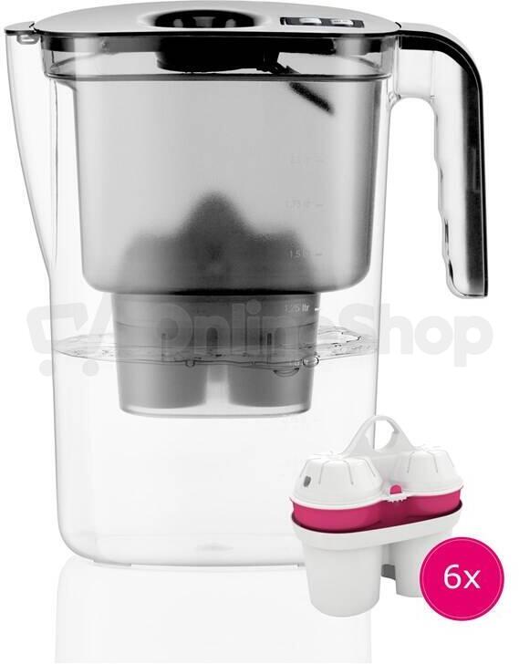 Filtrační konvice BWT VIDA MEI 2,6 l + 6x filtr, černá
