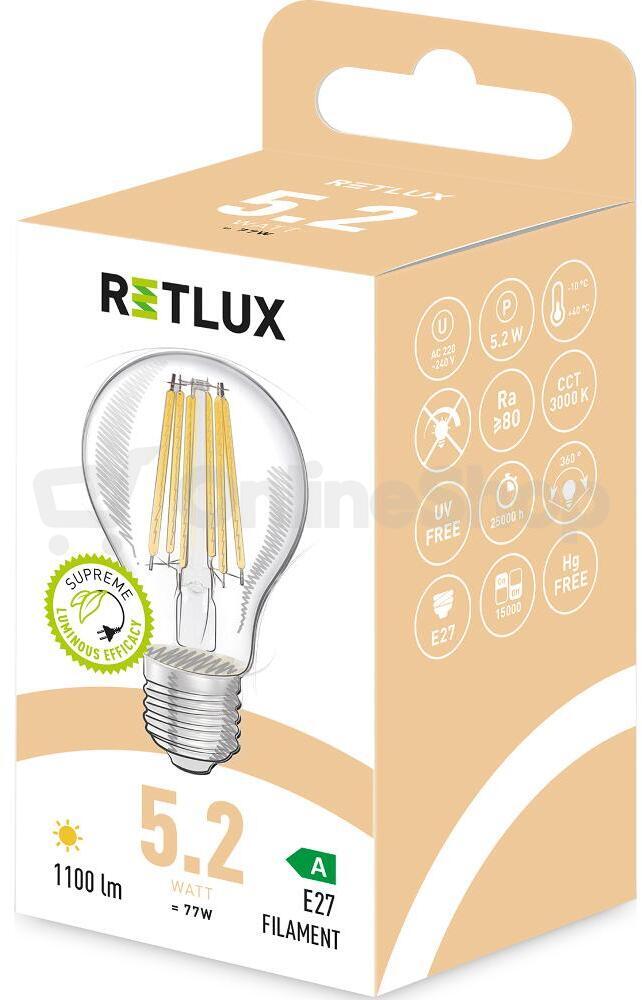 LED žárovka filament Retlux RFL 603