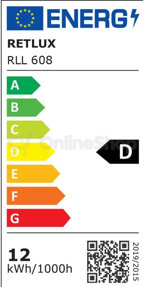 LED žárovka Classic Retlux RLL 608 A60 E27 bulb 12W DL