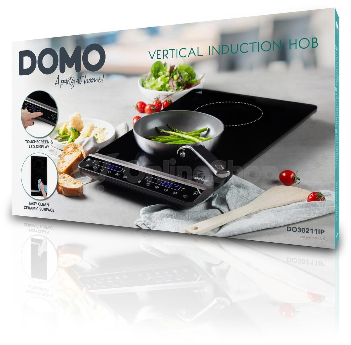 Indukční vařič - vertikální dvouplotýnka - DOMO DO30211IP