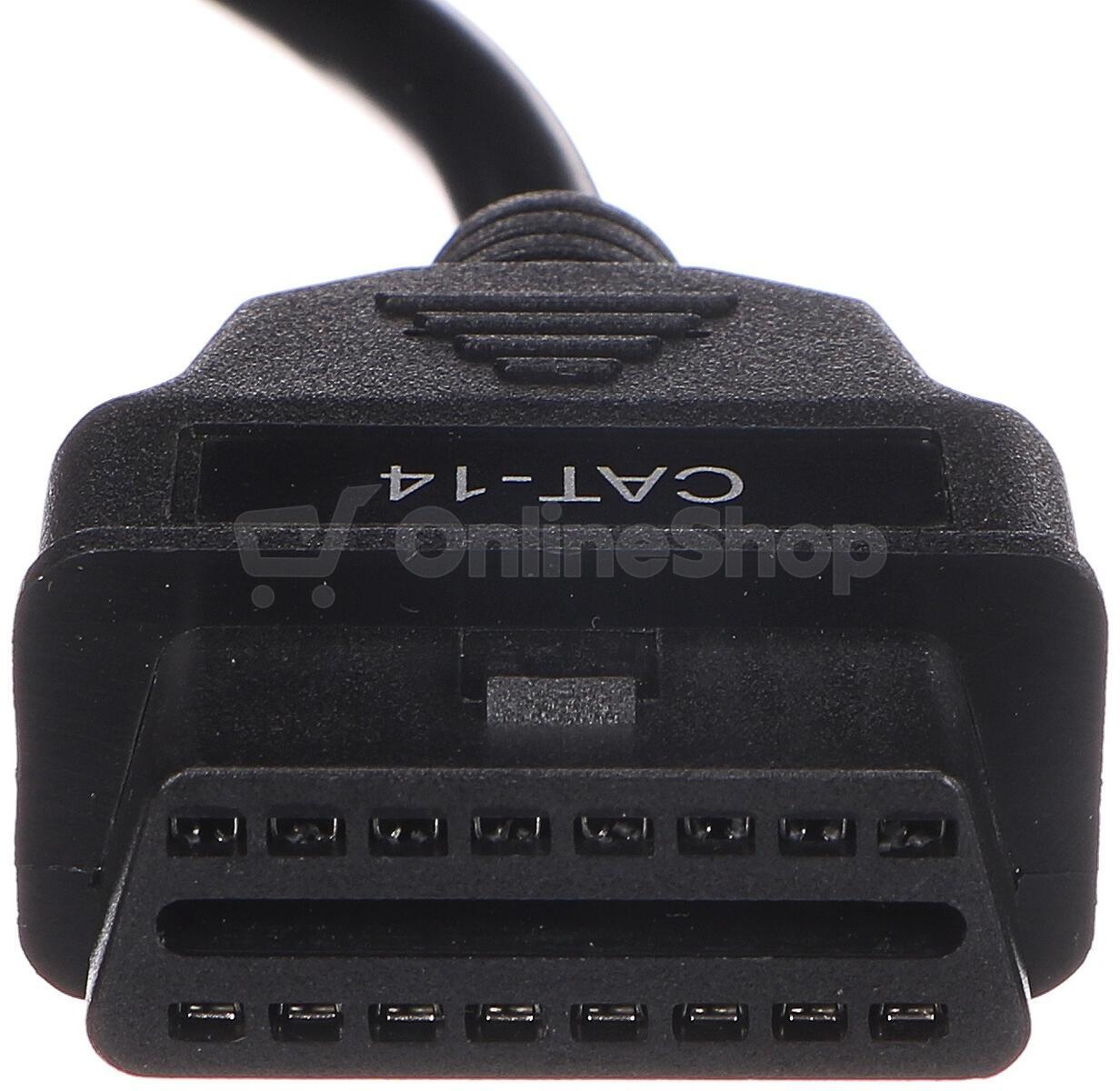 OBD-II redukce 14-pin pro vozy CAT Caterpillar MECHANIC CABLE 9 SIXTOL