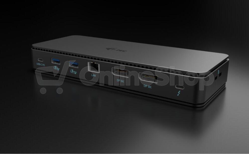I-tec Thunderbolt4 2x Display Docking Station Gen3, 7x USB, 2.5 GLAN + PowerDelivery 92 W (TB4DUALDPDOCKPDPRO)