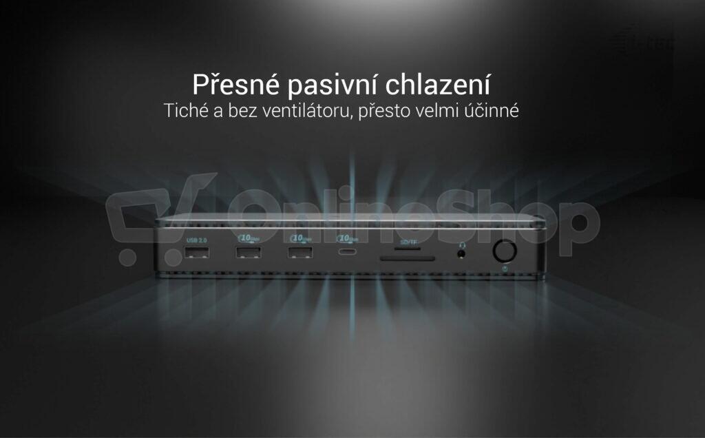 I-tec Thunderbolt4 2x Display Docking Station Gen3, 7x USB, 2.5 GLAN + PowerDelivery 92 W (TB4DUALDPDOCKPDPRO)