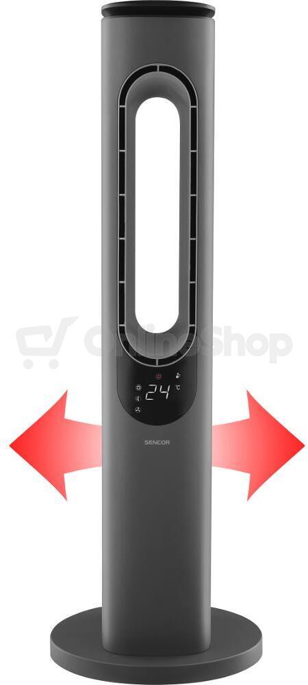 Keramické bezvrtulové topidlo Sencor SFH 3704SL