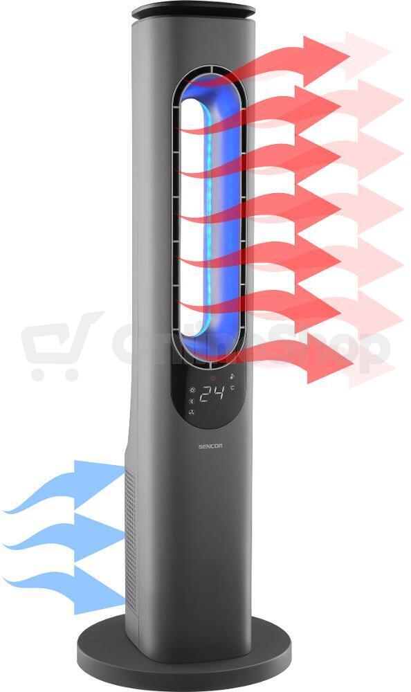 Keramické bezvrtulové topidlo Sencor SFH 3704SL