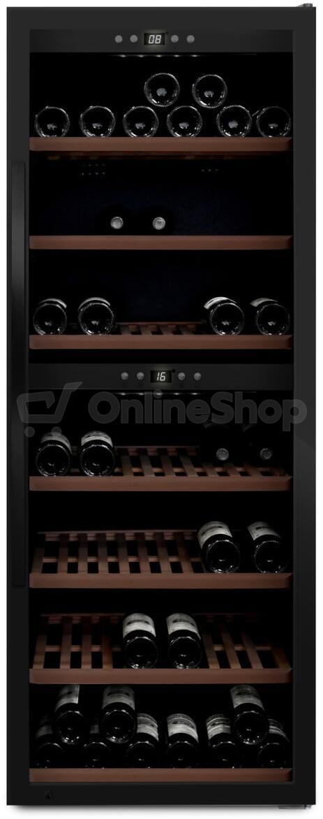 Vinotéka mQuvée WineExpert 126, černá