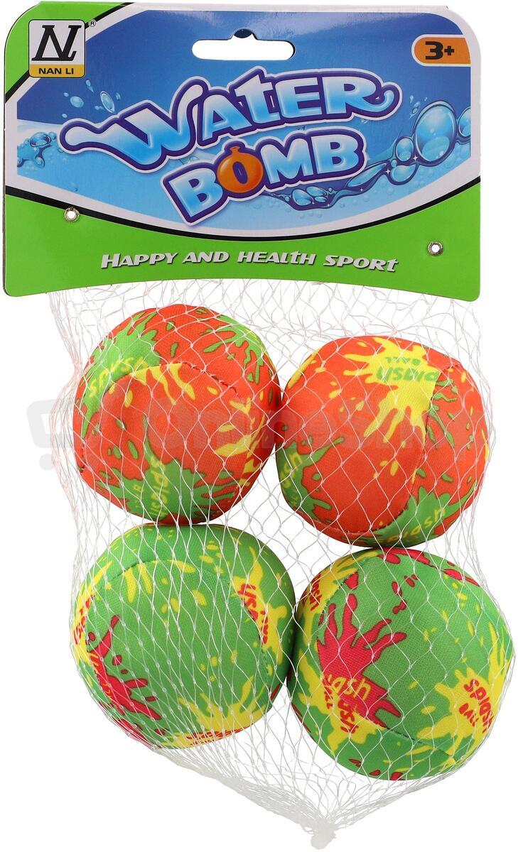 Teddies Vodní bomby 4ks látka 7cm v síťce