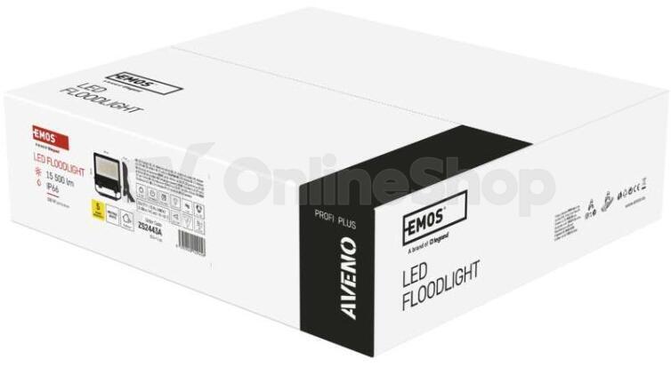 Emos LED reflektor AVENO 100W, černý, neutrální bílá (ZS2443A)