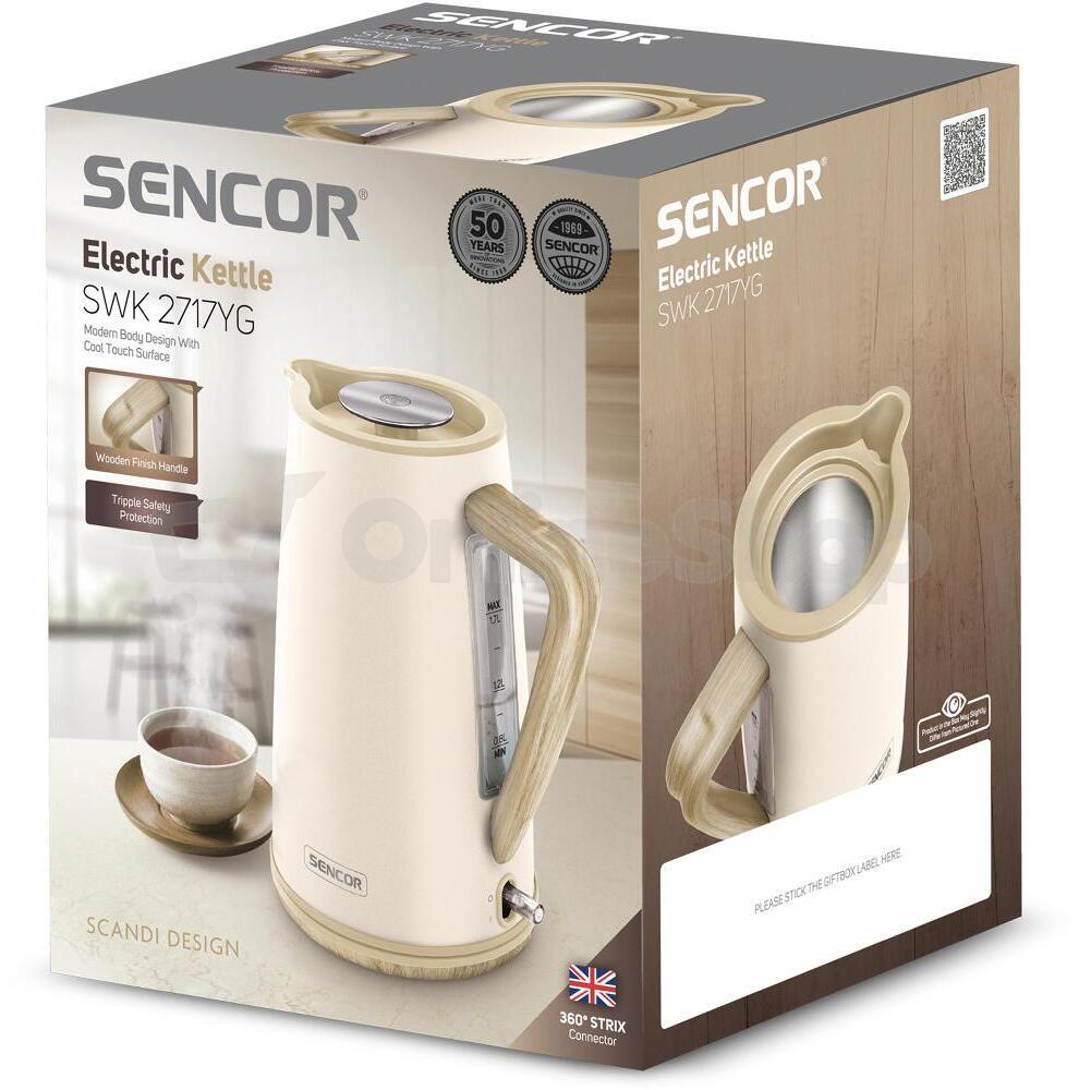 Rychlovarná konvice Sencor SWK 2717YG