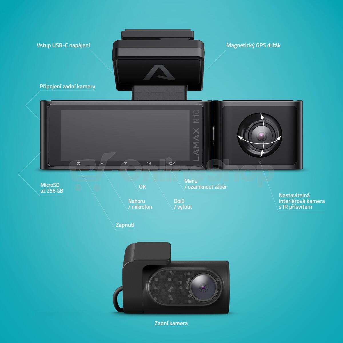 Autokamera Lamax N10 GPS 3in1