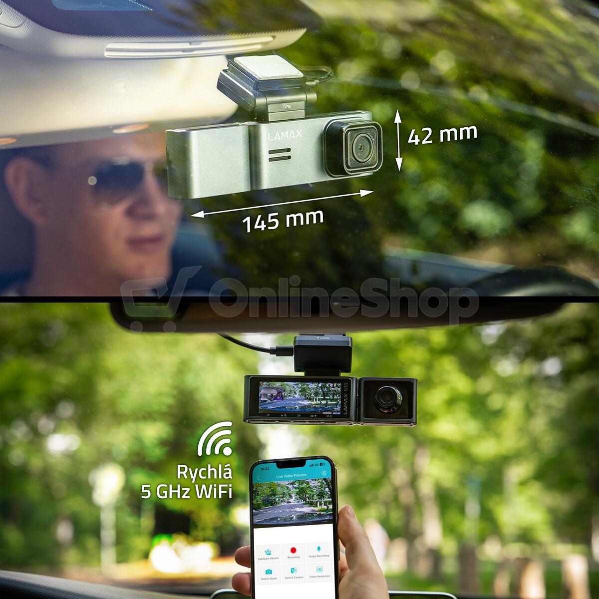 Autokamera Lamax N10 GPS 3in1