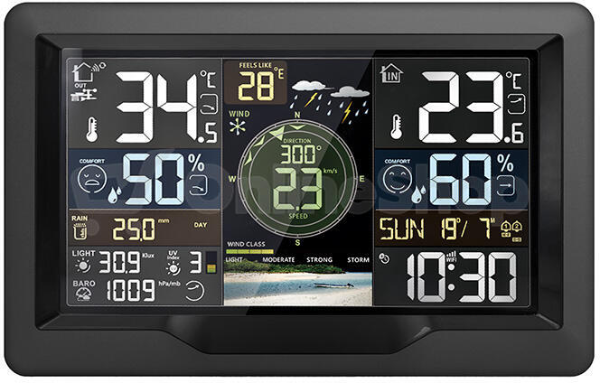 Profesionální smart WIFI meteostanice Solight TE91WiFi