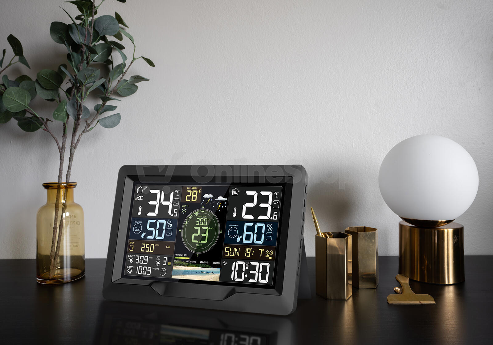 Profesionální smart WIFI meteostanice Solight TE91WiFi