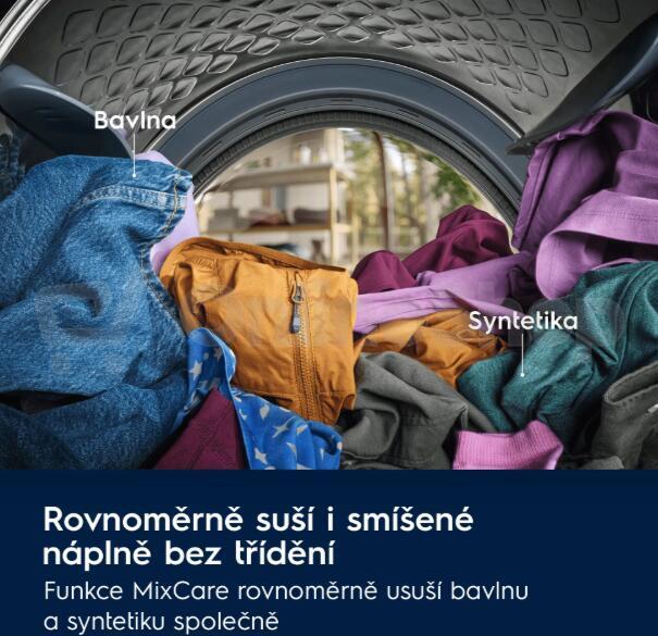 Sušička prádla Electrolux EW7D485UCC 700 DelicateCare