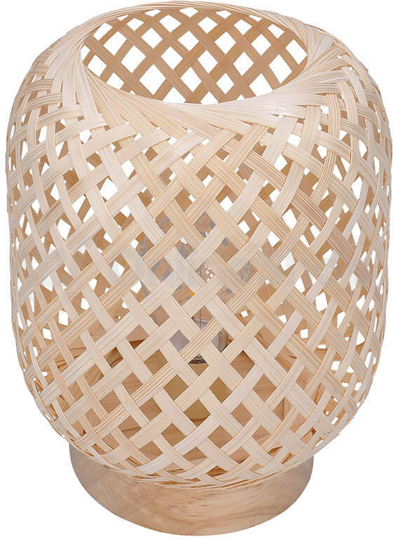 Solight ratanová LED lucerna s LED žárovkou, teplá bílá, 2x AAA, 19cm