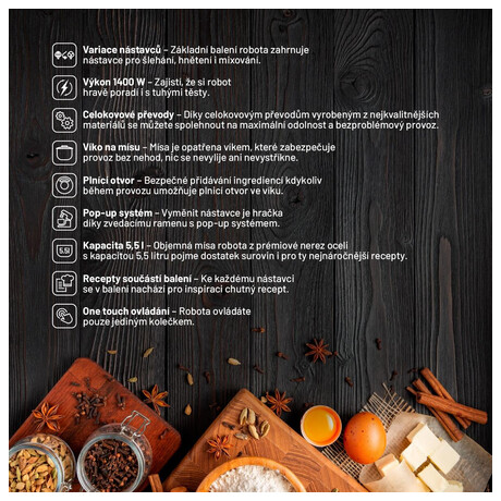 Kuchysk robot Lauben Kitchen Machine 550BC