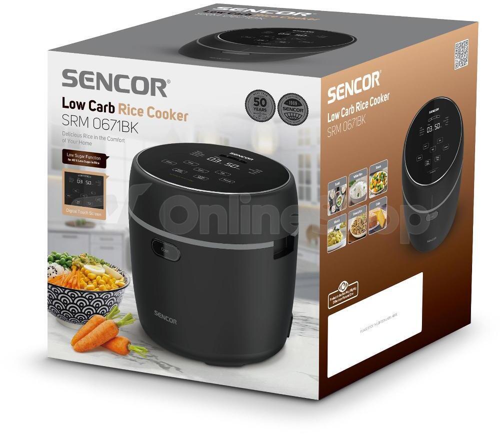 Rýžovar Sencor SRM 0671BK Low Carb