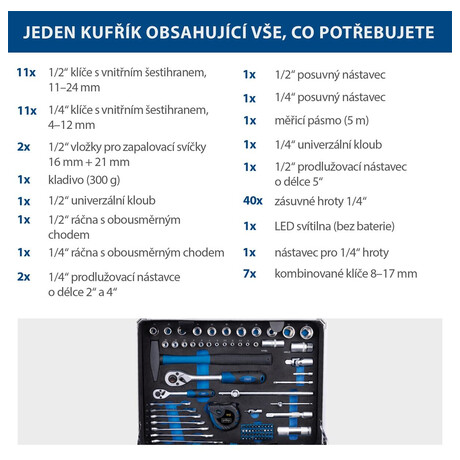 Kufr s nadm Scheppach TB 200, 141 dl
