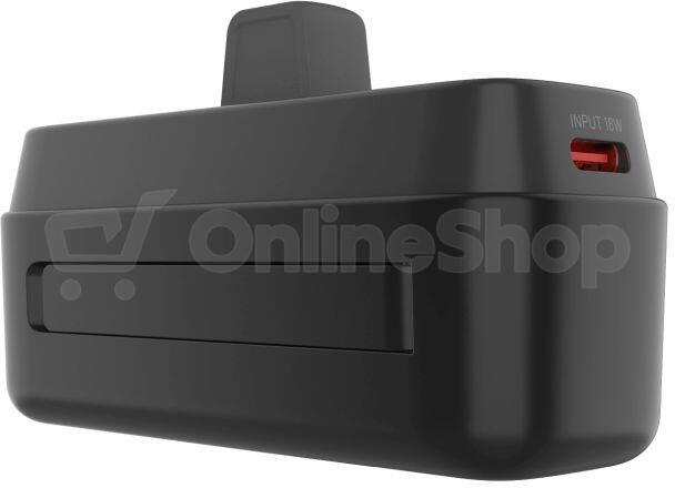 Powerbanka FIXED Zen 5 Plug-in s výstupem PD 20W, 5 000 mAh, černá