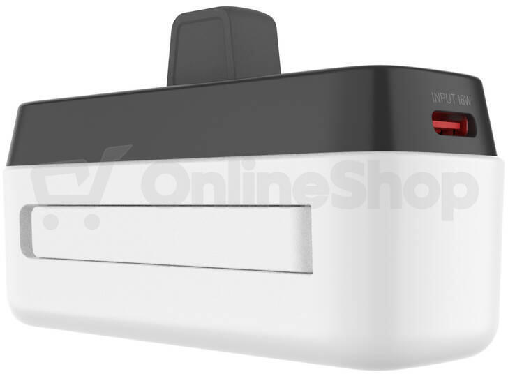Powerbanka FIXED Zen 5 Plug-in s výstupem PD 20W, 5 000 mAh, bílá