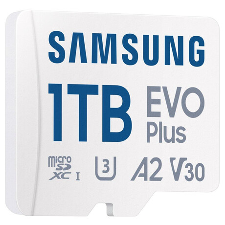 SAMSUNG EVO Plus 2024 MicroSDXC 1TB + SD Adaptr / CL10 UHS-I U3 / A2 / V30 (MB-MC1T0SA/EU)