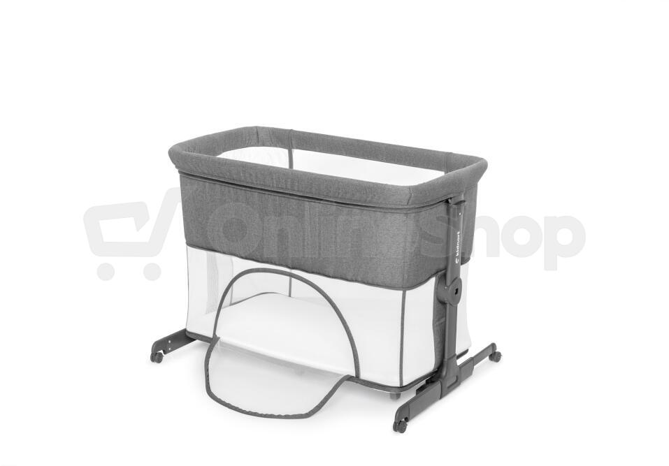Postýlka Kidnort Snäckskal světle šedá