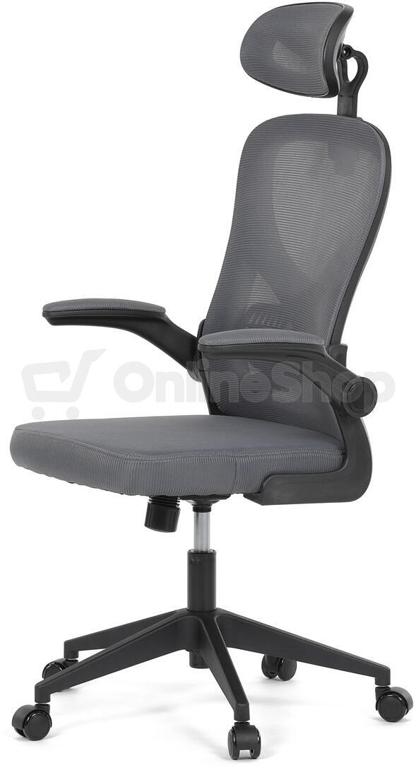 Kancelářská židle Autronic KA-K2021-GREY, šedá