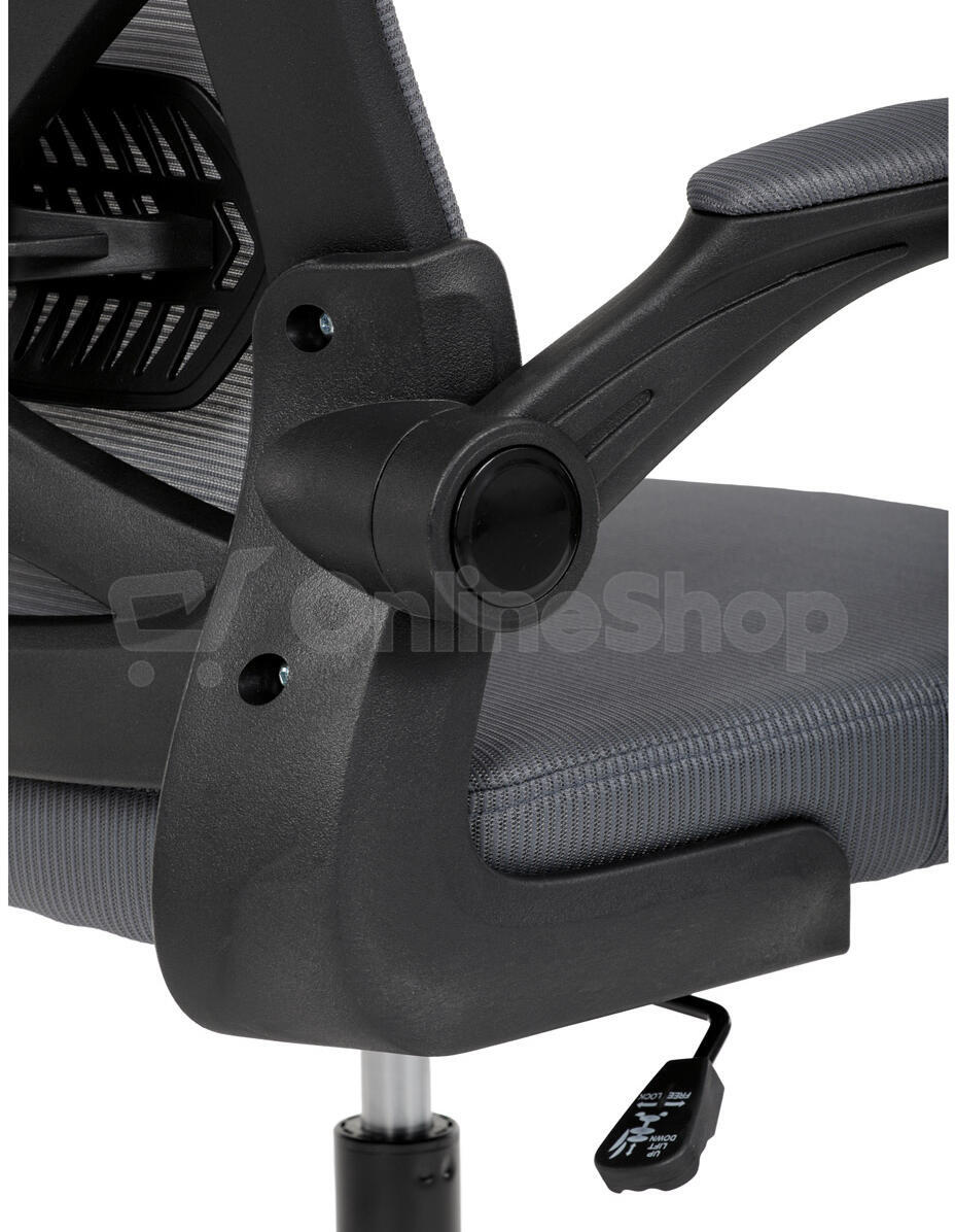 Kancelářská židle Autronic KA-K2021-GREY, šedá