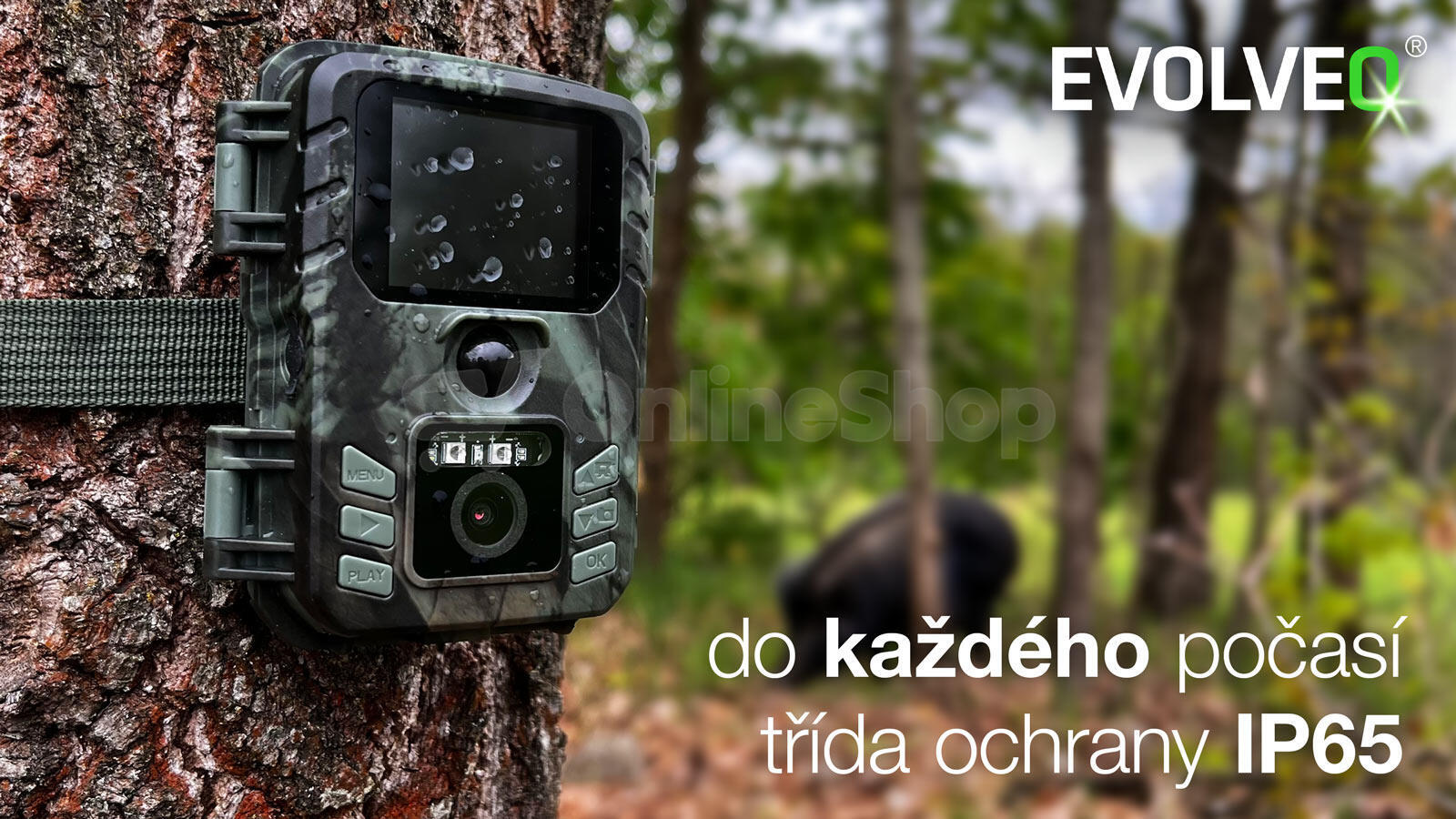 Fotopast/časosběrná kamera EVOLVEO StrongVision (CAM-MILCD)
