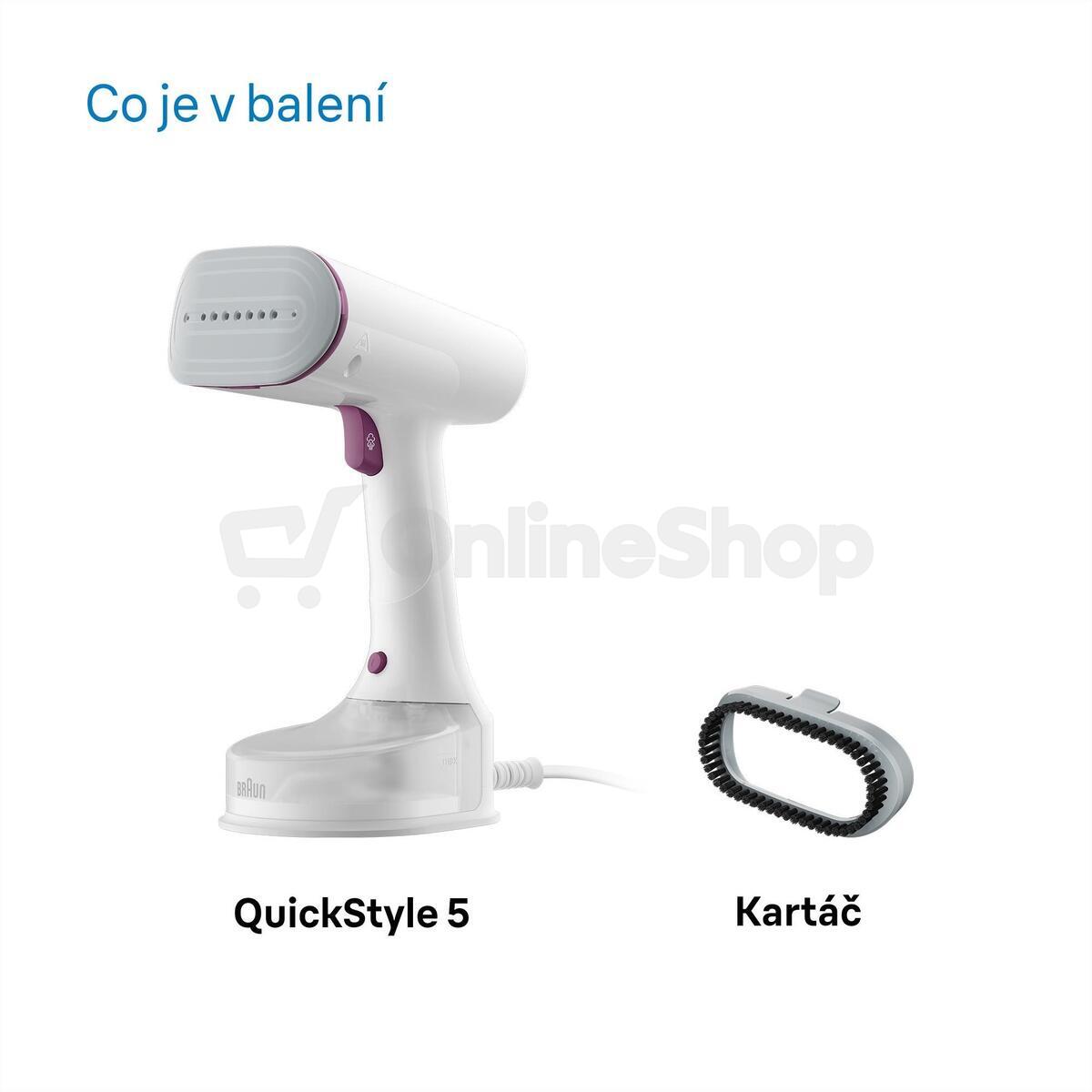 Ruční napařovač oděvů Braun QuickStyle 5 GS5011PU