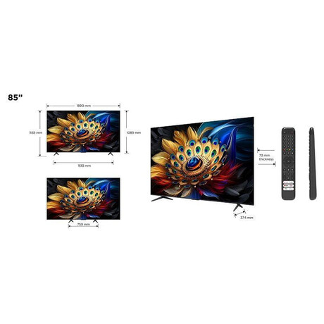 UHD QLED TV TCL 85C655